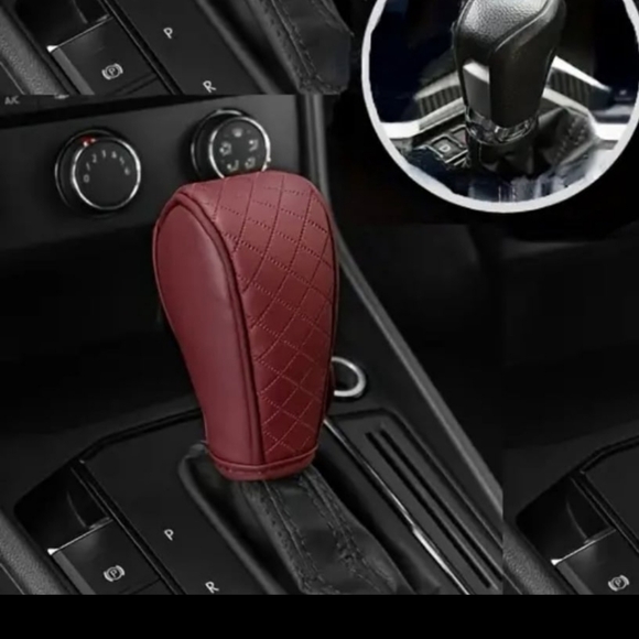 Premium Universal PU Leather Gear Shift Knob Cover - Picture 2 of 4